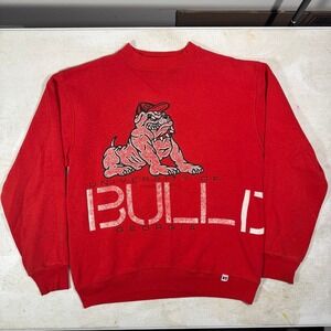 Vintage Russell Athletic University of Georgia Bulldogs Crewneck Sweater Mens M